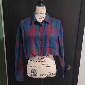 Forever 21 Multicolor Plaid Shirt